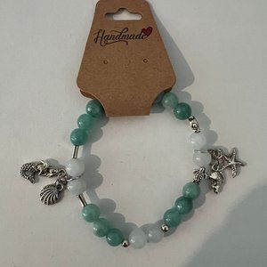 Blue Adventurine & Pale Aquamarine Bracelet